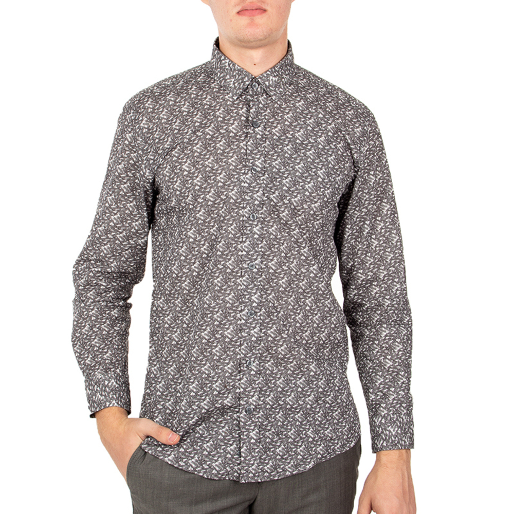 Network Shirt Men size S Gray
